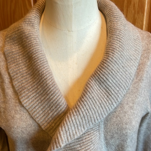 Cynthia Rowley Ruffled Cashmere Cardigan Waterfall Sweater - Picture 5 of 9